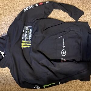 Oversized Monster Energy Black Hoodie